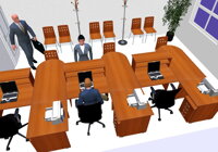 obslužný zákaznícky pult , stoly a recepcie Hobis, atypy, stoličky OFFICE PRO